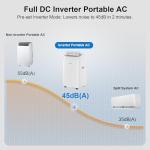 Gasbye Dual Hose Portable Air Conditioner 14,000BTU