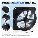 ECO-WORTHY 25W Solar Attic Vent Fan Set