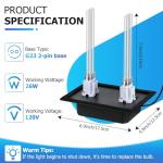 Qualirey 26W UV Light Air Purifier for HVAC