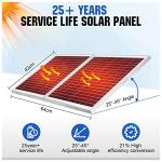 ECO-WORTHY 25W Solar Attic Vent Fan Set