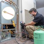 Brass Copper Refrigerant Access Valves for HVAC