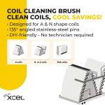 Finxcel Heavy-Duty Coil Cleaning Brush for HVAC