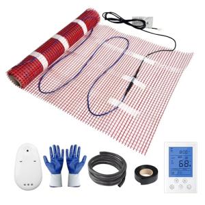 Electric Radiant Floor Heating System with Thermostat