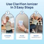 Clarifion Air Ionizer - Portable Air Freshener