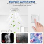 Hawkrown 8-Inch Quiet Bathroom Exhaust Fan