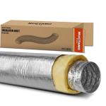 4-Inch R4.2 Insulated Flexible Duct - 25 Feet