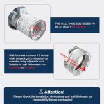 Quini 512M 6-inch Bathroom Kitchen Exhaust Fan