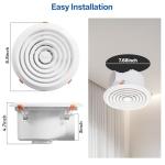Hawkrown 8-Inch Quiet Bathroom Exhaust Fan
