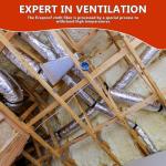 4-Inch R4.2 Insulated Flexible Duct - 25 Feet