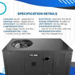 ACiQ 3 Ton Gas Package Unit with Install Kit