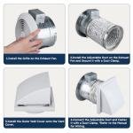 Quini 512M 6-inch Bathroom Kitchen Exhaust Fan