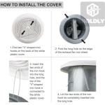 7 Inch Bathroom Exhaust Fan, 50 CFM, Quiet