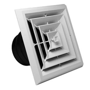 RectorSeal Ceiling Diffuser 8X8 with Damper