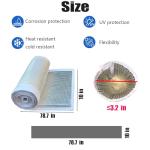 5-Layer HVAC Duct Sleeve Insulation Wrap 78.7