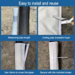 5-Layer HVAC Duct Sleeve Insulation Wrap 78.7