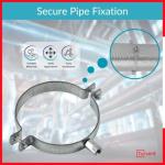 TURvent 4-Inch Galvanized Steel Pipe Hanger