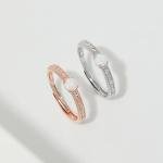 Gold Opal Stackable Rings for Women