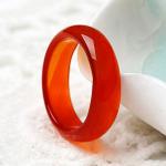 Carnelian Ring for Women - Red Gemstone Jewelry