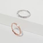 Gold Opal Stackable Rings for Women