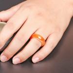 Carnelian Ring for Women - Red Gemstone Jewelry