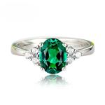 Emerald Adjustable Women’s Ring for Special Occasions