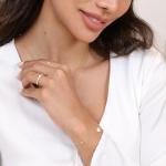 Gold Opal Stackable Rings for Women