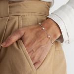 Silver Pearl Bracelet for Women and Bridesmaids