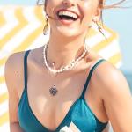 Amethyst Heart Pendant Necklace for Women