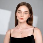 February Birthstone Amethyst Infinity Necklace for Women