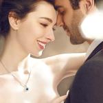 Sterling Silver Infinity Necklace with London Blue Topaz