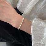 Vintage Pearl Stretch Bracelet for Women