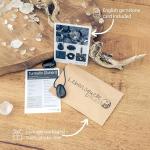 Black Tourmaline Drop Pendant Necklace with Cord