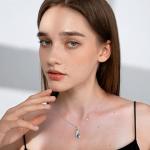 November December Birthstone Infinity Necklace for Women