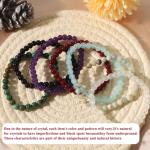 Garnet Beaded Bracelet for Luck and Relief