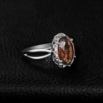 Stunning 5.7ct Smoky Quartz Cocktail Ring