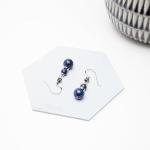 Natural Gemstone Dangle Earrings with Sterling Silver