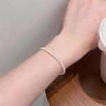 Vintage Pearl Stretch Bracelet for Women