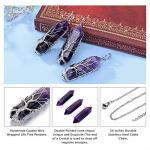 Amethyst Healing Crystal Necklace for Women