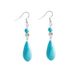 Turquoise Waterdrop Dangle Earrings for Women