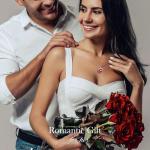 Real Rose Crystal Necklace with Ruby Pendant