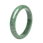 Natural Green Jade Bangle Bracelet for Men