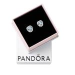 Pandora Aqua Blue Eternity Circle Stud Earrings