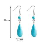 Turquoise Waterdrop Dangle Earrings for Women