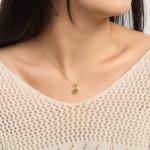 18k Gold Plated November Birthstone Topaz Necklace