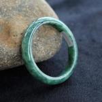 Natural Green Jade Bangle Bracelet for Men