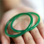 Natural Green Jade Bangle Bracelet for Everyone