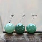 Gradient Green Jade Beaded Bracelet for Women