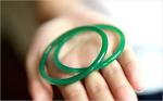 Natural Green Jade Bangle Bracelet for Everyone