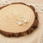 Moonstone Drop Earrings by Philip Jones