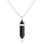 Philip Jones Black Onyx Gemstone Necklace